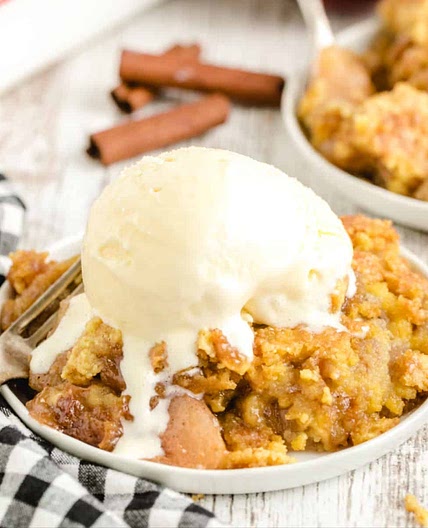Caramel Apple Dump Cake