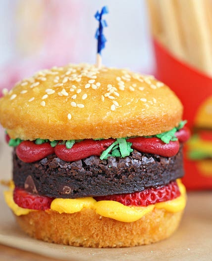 Hamburger Cupcakes