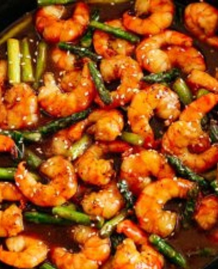 Honey Garlic Shrimp Stir Fry