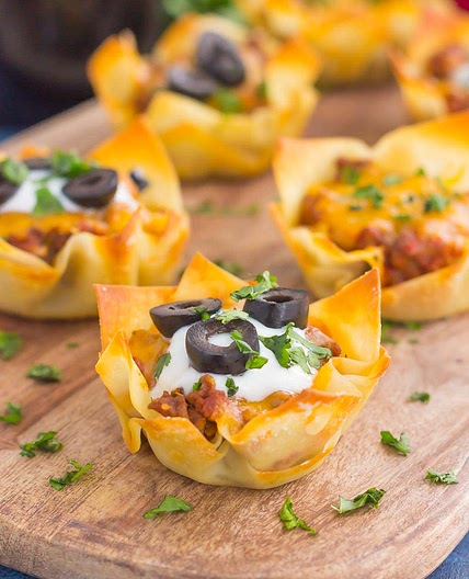 Cheesy Taco Cups