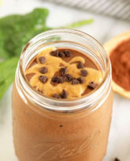 Healthy Chocolate Peanut Butter Smoothie
