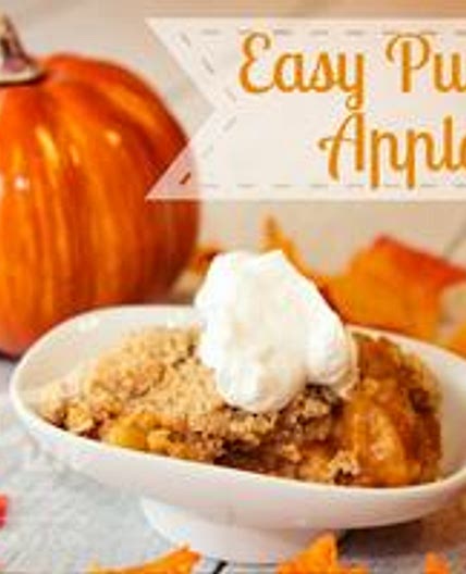 Easy Pumpkin Apple Cobbler | RiverBender.com