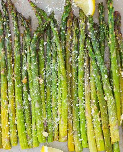 LEMON PARMESAN ROASTED ASPARAGUS
