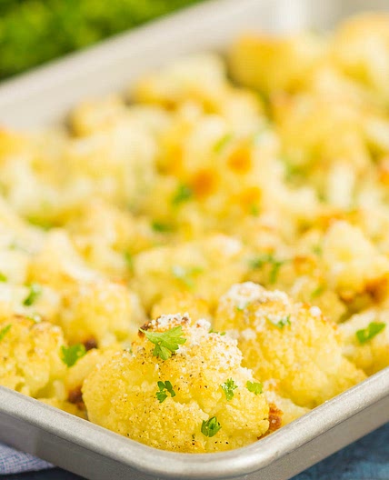 ROASTED GARLIC CAULIFLOWER