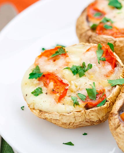 Med Style Portobello Pizzas | The Fast 800