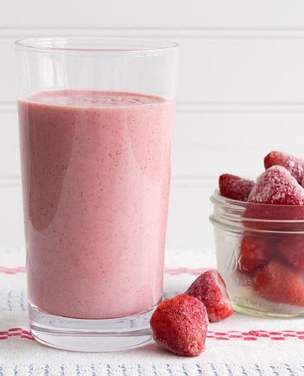 Strawberries and Cream Protein Shake Recipe