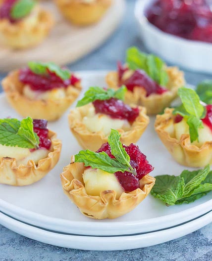 Cranberry Brie Bites