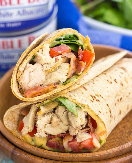 TUNA SPINACH WRAP