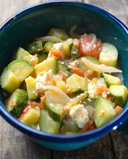 Deliciosas calabacitas a la mexicana con queso fresco, ¡bajas en grasa!