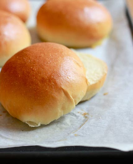 Light Brioche Hamburger Buns