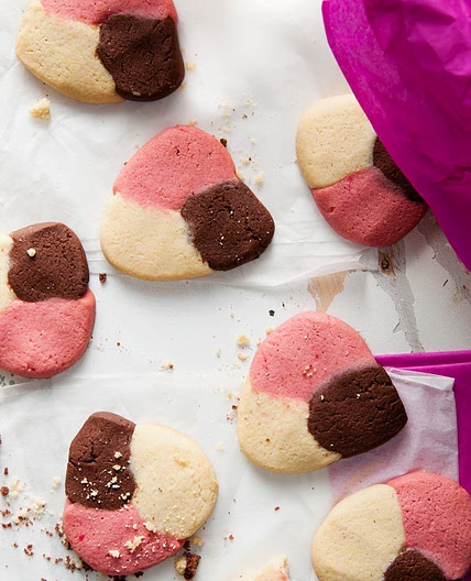 Receta de polvorones tricolor