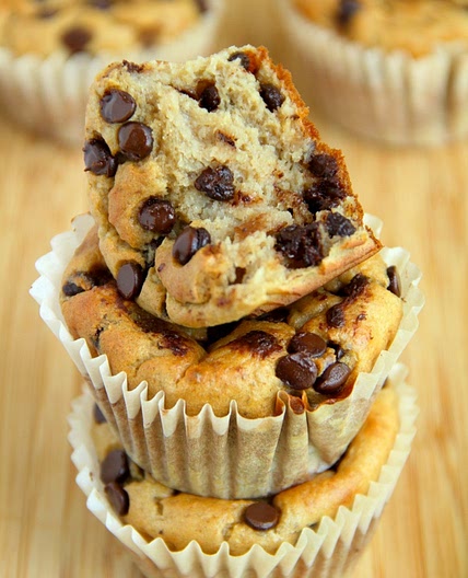 Banana Oat Greek Yogurt Blender Muffins