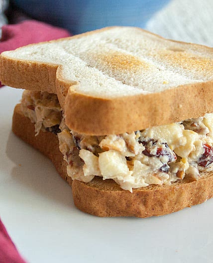Apple Pecan Chickpea Salad Sandwich