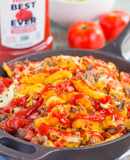 LOADED CHEESEBURGER FRIES
