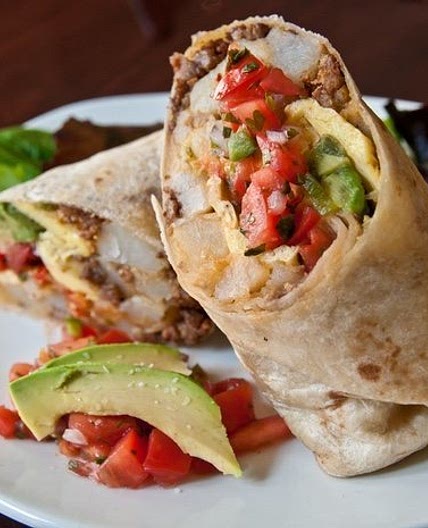 Burritos de pollo