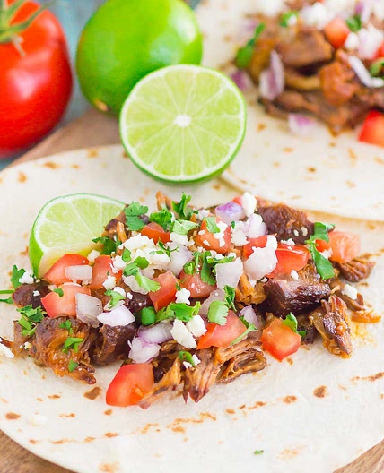 HONEY BARBECUE PORK TACOS