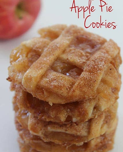 Caramel Apple Pie Cookies
