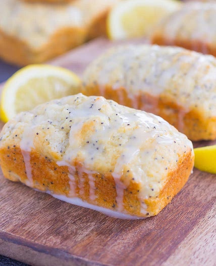 Mini Lemon Poppy Seed Loaves
