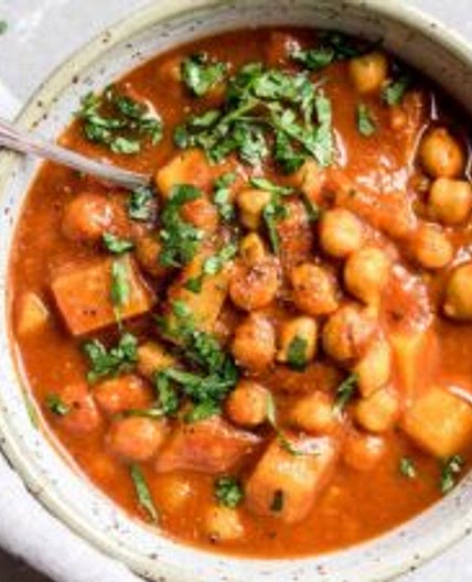Crockpot Moroccan chickpea stew