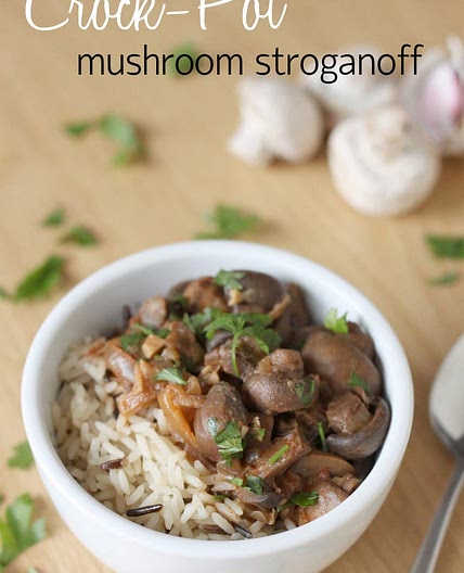 Crock-Pot mushroom stroganoff