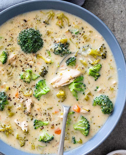 Easy Healthy Chicken Broccoli Soup