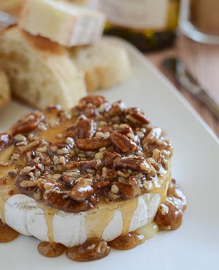 Maple Pecan Baked Brie