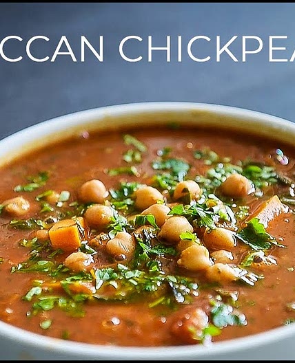VEGAN MOROCCAN INSPIRED CHICKPEA STEW RECIPE | EASY ONE POT MEAL!
