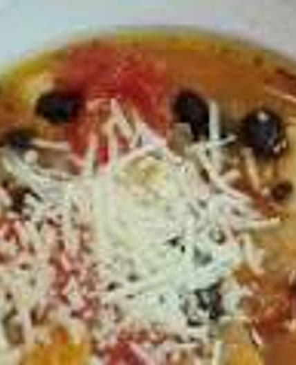 Tortellini and Black Bean Soup