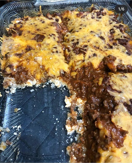 Taco Cauliflower Rice Casserole