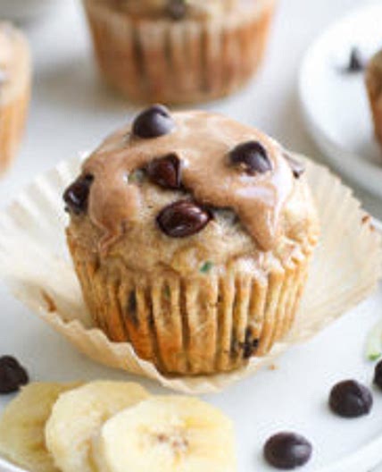 Gluten-free Chocolate Chip Zucchini Muffins