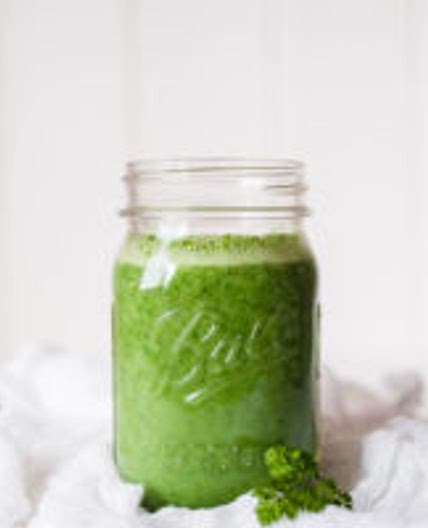 Low-carb ginger smoothie
