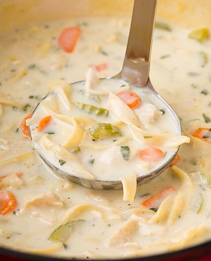 Creamy Chicken Noodle Soup