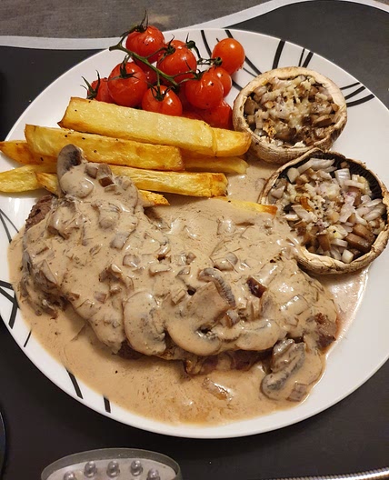 Steak dinner