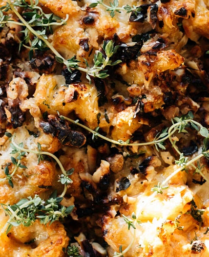 Roasted Pumpkin Mac 'N' Cheese with Walnuts & Sage