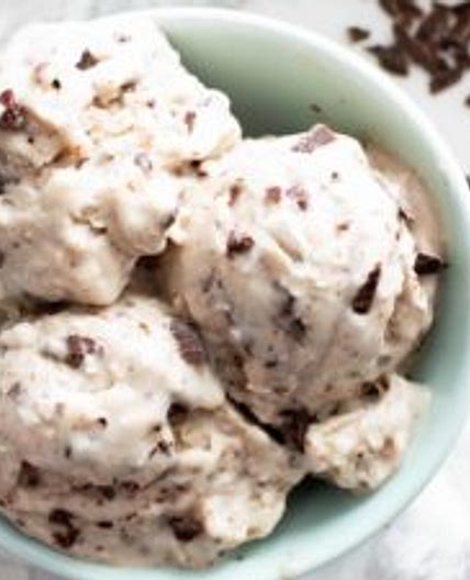 Coconut Chocolate Chip Healthy Vegan Ice Cream Recipe (Paleo, Homemade, Dairy-Free)