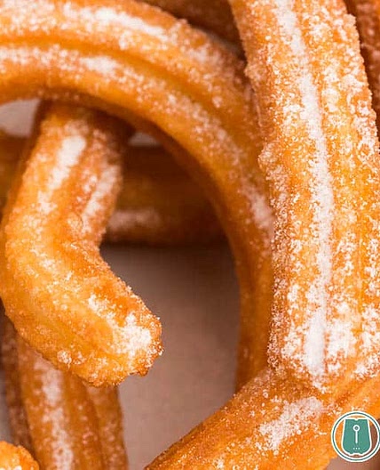 Air Fryer Churros with Chocolate Dipping Sauce Recipe