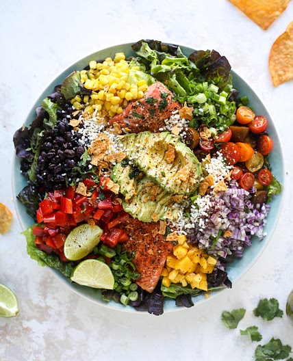 Southwest Salmon Salad