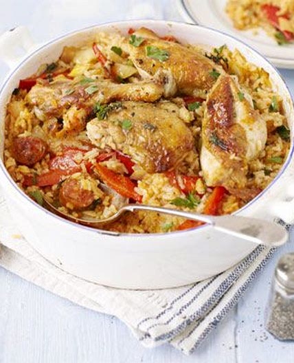 Chicken & chorizo rice pot