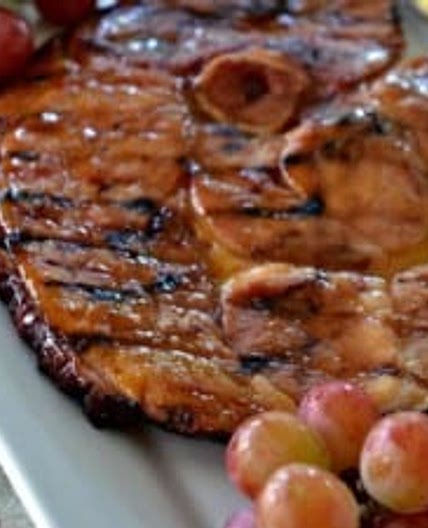 Ham Steak with Honey Mustard Glaze