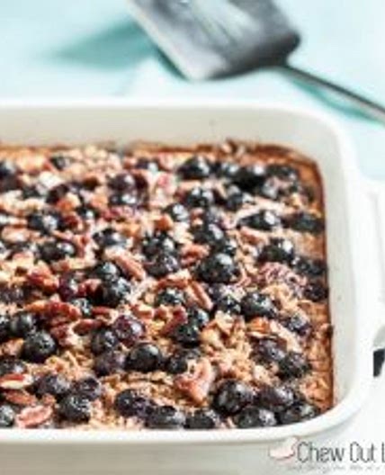 Baked Blueberry Oatmeal (GF)