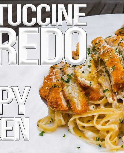 The Best Fettuccine Alfredo with Chicken | SAM THE COOKING GUY 4K
