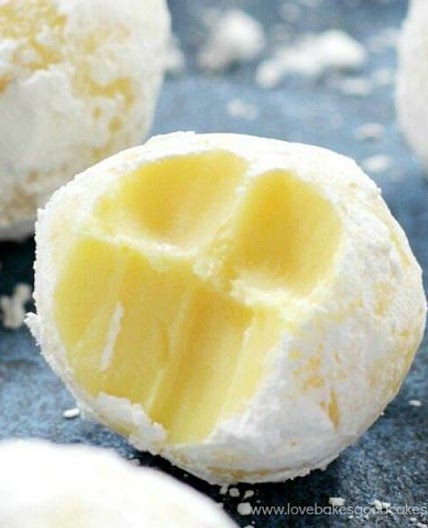 White Chocolate Lemon Truffles
