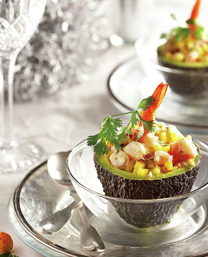 Ensalada de mango y aguacate