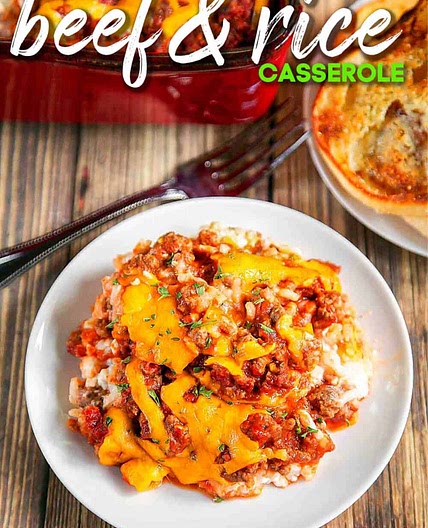 Sour Cream Beef and Rice Casserole