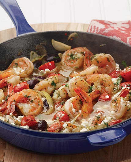 Shrimp Saganaki