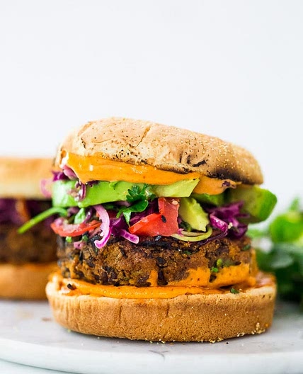 Vegan Black Bean Burgers 