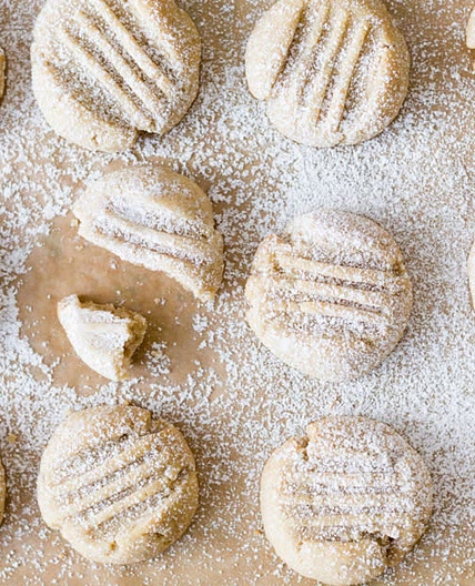 Vegan shortbread cookies 