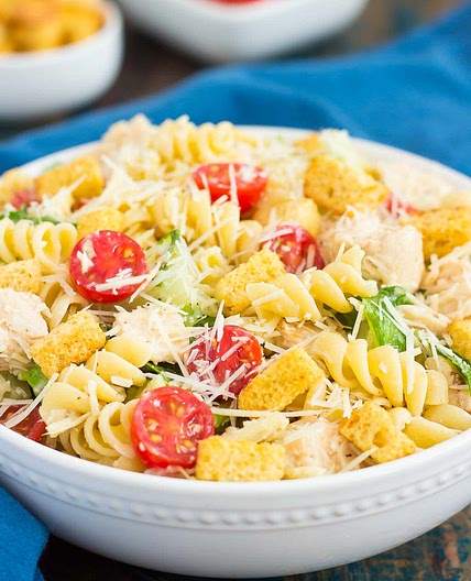 Chicken Caesar Pasta Salad