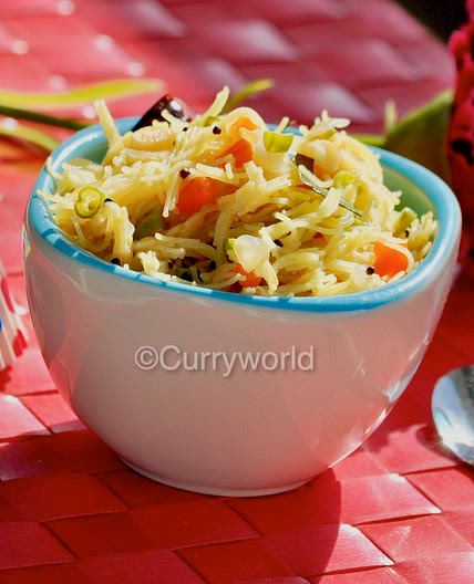 Semiya Uppumavu/Vermicelli Uppuma