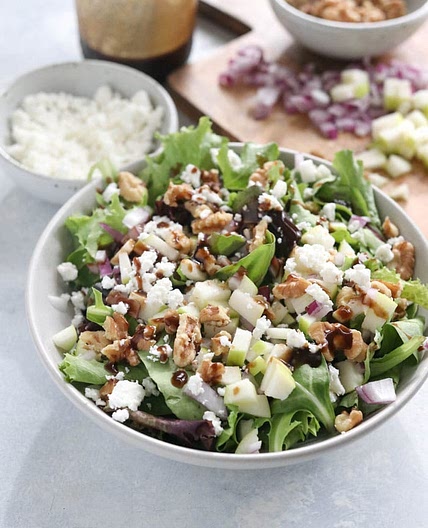 My Favorite Apple Walnut Salad